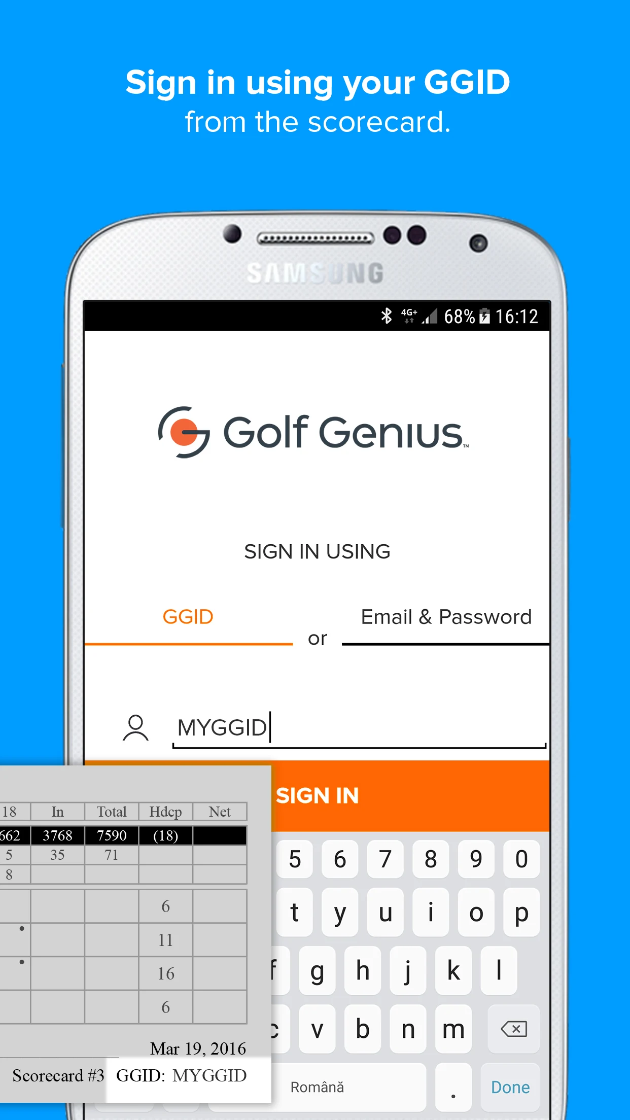 Golf Genius screenshot