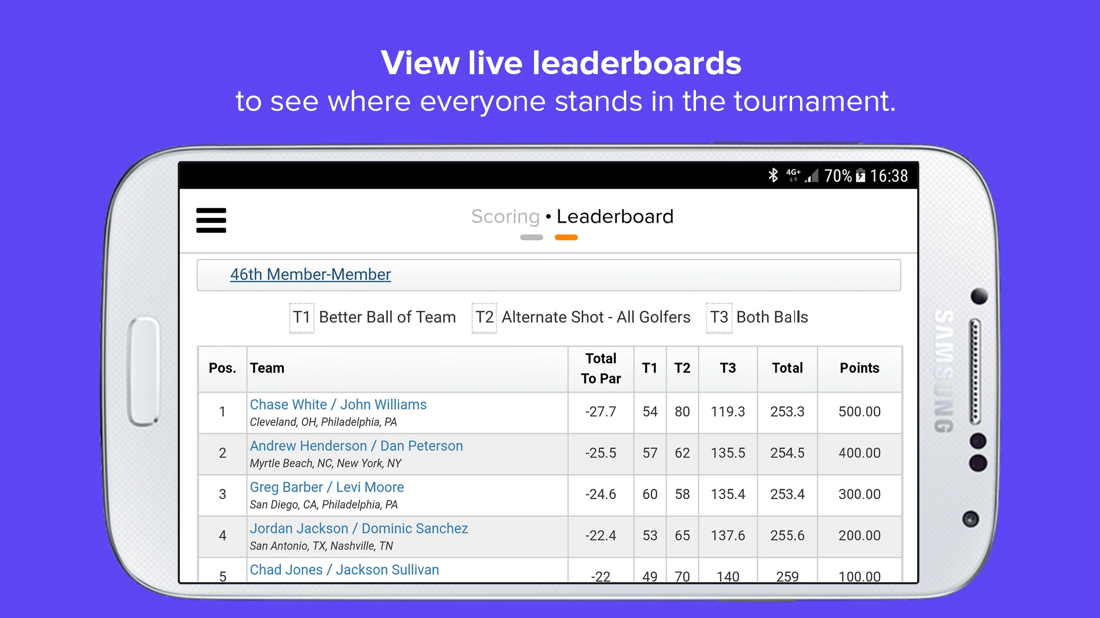 Golf Genius screenshot
